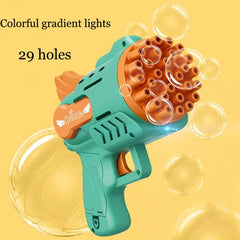 Bubble Gun Electric Automatic Soap Rocket